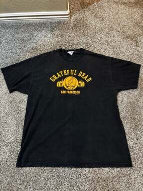 Vintage Hanes Heavyweight Grateful Dead San Francisco 1965 Graphic T-Shirt